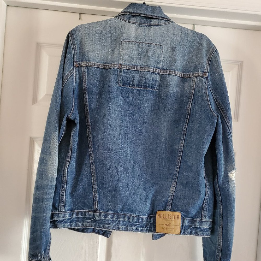 holister distressed denim jacket - Picture 2 of 12